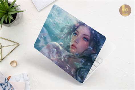 Beautiful Mermaid Underwater Background Graphic by Lewlew · Creative Fabrica