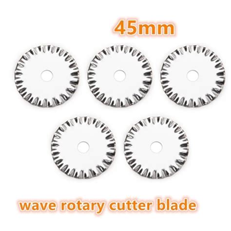 Rotary Cutter Blades 10pcs 45mm Pinking Blades Replacement Rotary