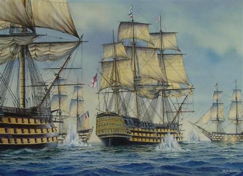 Hms Victory At Trafalgar Nelsons Flagship Old Sailing Ships