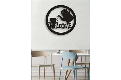 WELCOME 50X50CM MDF DUVAR TABLOSU DVR7436502841873 FİYATI Vivense