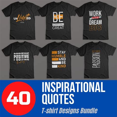 10 Motivational Quotes Typography T Shirt Designs Masterbundles