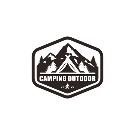 Camping logo design vector illustration 11883448 Vector Art at Vecteezy