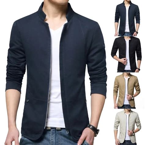 Blazer Informal Para Hombre Chaqueta Elegante De Negocios Color S Lido