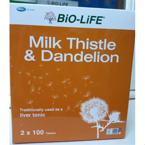 Bio Life Milk Thistle And Dandelion 100sx2 EXP 06 23 Shopee Malaysia