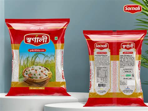 Aromatic Rice Packet Design_ Bangladesh :: Behance