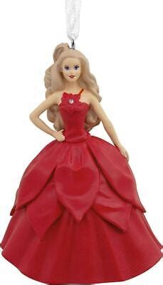 Hallmark Mattel Holiday Barbie Christmas Tree Ornament Holidays