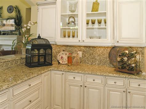 Pictures of Kitchens - Traditional - Off-White Antique Kitchens ...