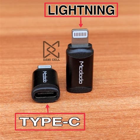 Jual Mcdodo Ot Converter Connector Type C To Lightning Original