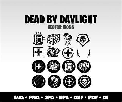 Dead By Daylight Perk Icons Files For Dead By Daylight Killer And