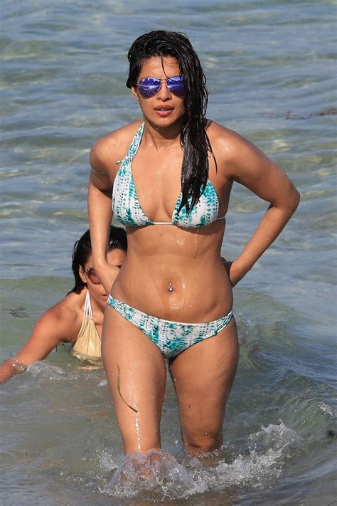 Priyanka Chopra In Bikini At A Beach In Miami Gotceleb