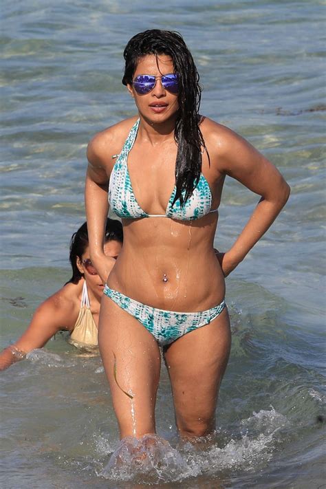 Priyanka Chopra In Bikini At A Beach In Miami GotCeleb