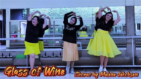 Glass Of Wine Line Dance Malene Jakobsen Youtube