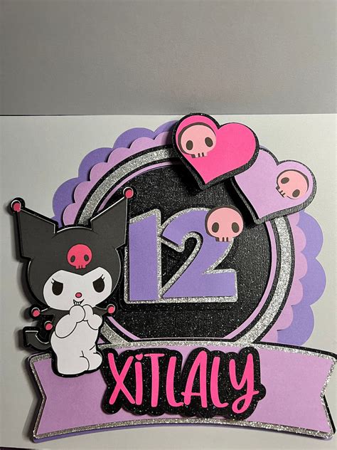 Kuromi Cake Topper Etsy