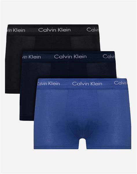 Calvin Klein ΜΠΟΞΕΡ Low Rise Trunk 3pk Navyblue Politikos Shopgr