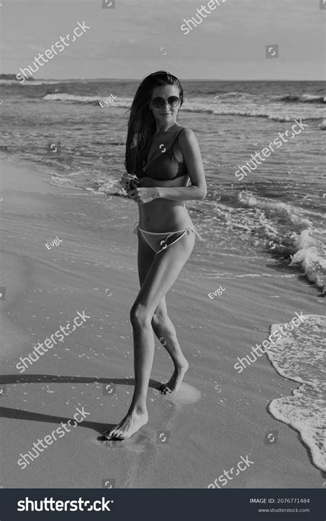 Beautiful Sexy Woman Long Hair Bikini Stock Photo Shutterstock