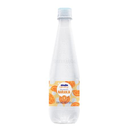 Agua Minalba Sparkling Naranja Con Gas Ml