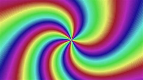 Colorful Rainbow Spiral Swirl Psychedelic Hypnotic Optical Illusion Wallpaper Background ...