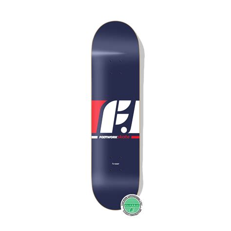 Дека для скейтборда Footwork CLASSIC LOGO NAVY темно-синего цвета с ...
