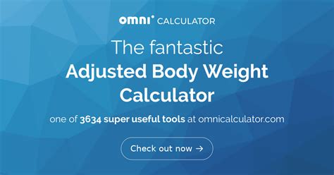 Adjusted Body Weight Calculator