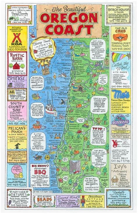 Navigating The Oregon Coast A Comprehensive Guide To Its Map Resources