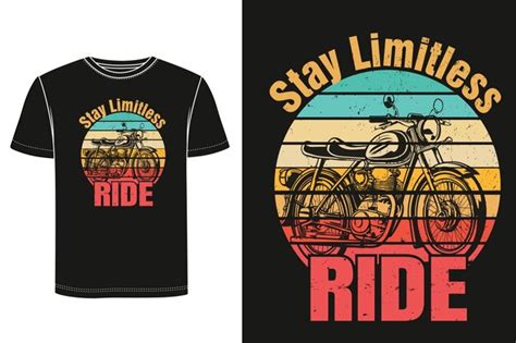 Premium Vector Vintage Ride Tshirt Design