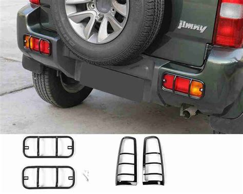 Metal Rear Fog Light Cover Trim Guards Protector Car For Suzuki Jimny