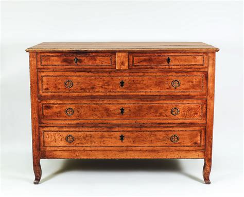 Cassettone Impiallacciato In Ciliegio Cherrywood Veneered Commode