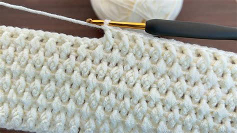 Simple Crochet Blanket Making Double Sided Crochet Pattern YouTube