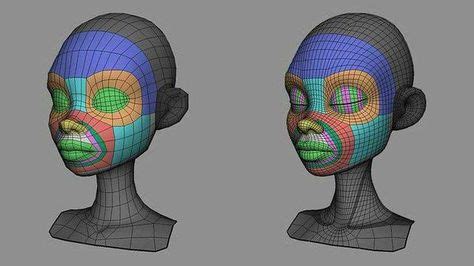 Ideas De Retopo Topologia Modelado D Low Poly