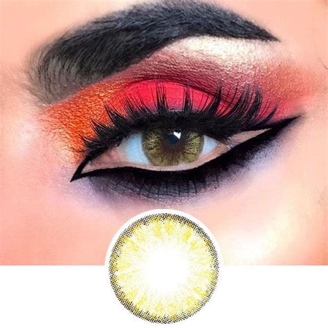 Pro Series Gold Colored Contacts Buy Gold Color Lens Misaki Cosmetics