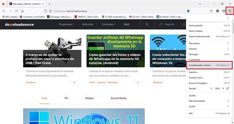 Firefox Cómo activar el uso de extensiones en el modo Incognito