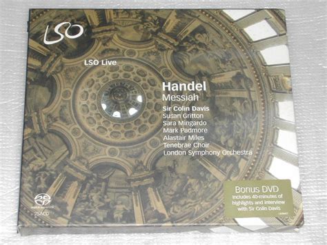 Handel - Sir Colin Davis, Susan Gritton, Sara Mingardo, Mark Padmore, Alastair Miles, Tenebrae ...