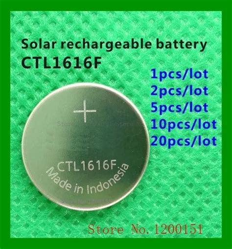 Ctl Ctl F Ctl Solar Rechargeable Battery