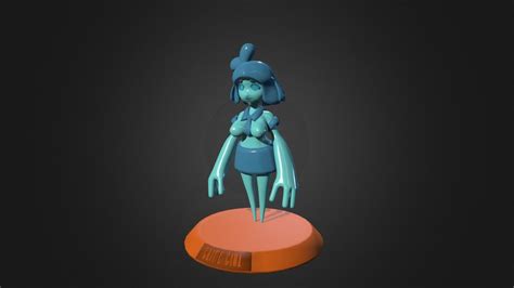 Slime Girl Static 3d Model By Artisticles [ee70598] Sketchfab