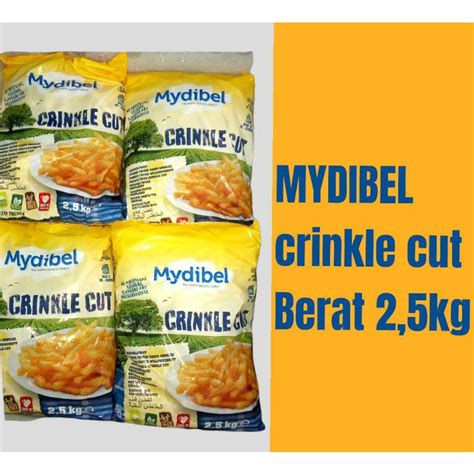 Jual Kentang Goreng French Fries Mydibel Crinkle Cut Kg Ukuran