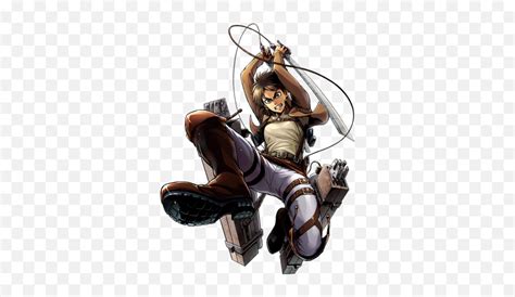 Eren Eren Yeager Using Odm Gear Pngeren Jaeger Transparent Free