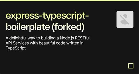 Express Typescript Boilerplate Forked Codesandbox