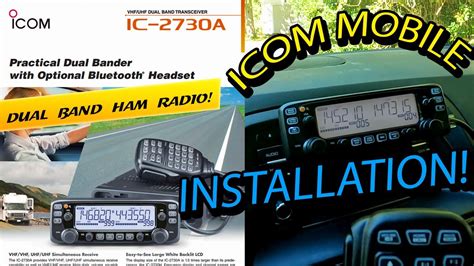 Icom Ic 2730a Review Dual Band Vhfuhf 50w Mobile Radio 52 Off