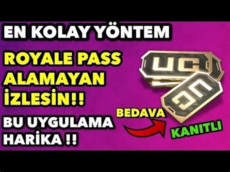 HİÇ PARA VERMEDEN BEDAVA UC ALMA BEDAVA UC ALINAN UYGULAMA PUBG