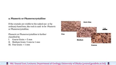 Textures of igneous rocks | PPT