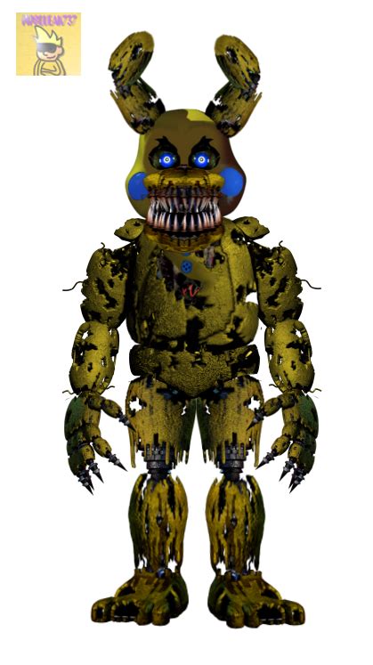 Nightmare Toy Spring-Bonnie by Pipsqueak737 on DeviantArt