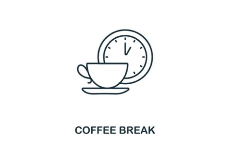 Coffee Break Icon Graphic By Aimagenarium · Creative Fabrica