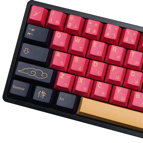 Buy Molgria Red Samurai Keycaps 129 Set Pbt Keycaps For Gaming