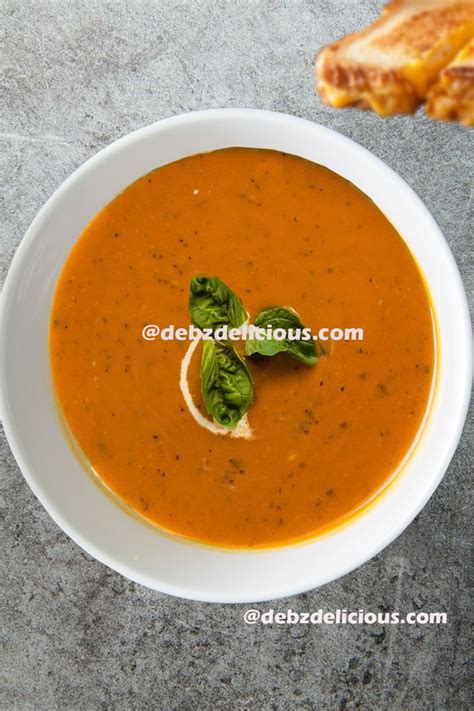 Homemade Tomato Soup With Fresh Tomatoes Easy And Quick