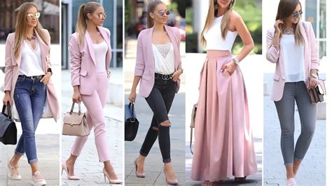 MODA 2023 MUJER COMO COMBINAR ROPA COLOR ROSA PALO ROPA EN TENDENCIAS