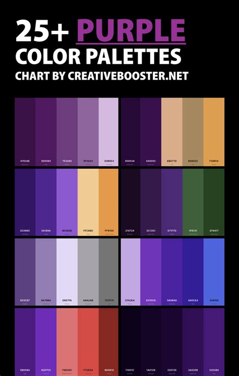 25 Best Purple Color Palettes With Names And Hex Codes Artofit