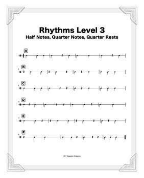 Rhythm Drills for Beginners! by Bernadette Teaches Music | TPT