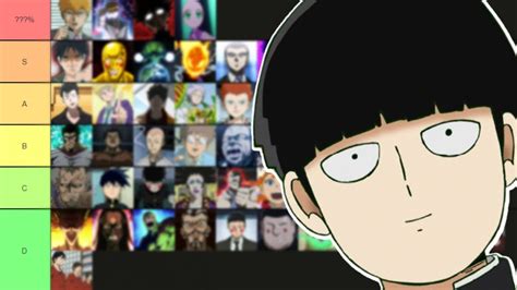 Mob Psycho Gender Headcanons Tier List Community Rankings Tiermaker