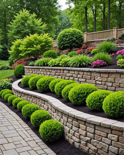 Beautiful Ways To Add A Retaining Wall To Your Sloped Yard