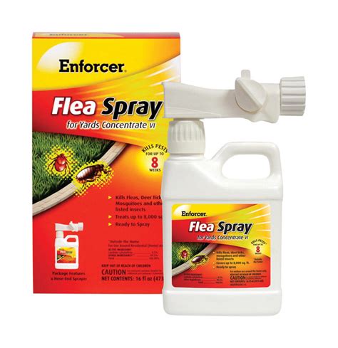 Enforcer Flea Spray Instructions